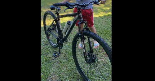 Bicicleta foi furtada no Bairro Alto Alegre