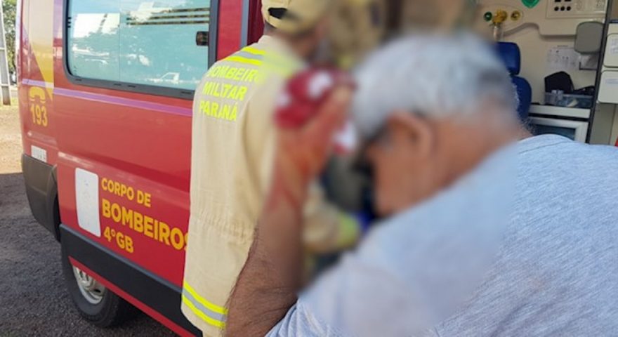 Idoso corta o dedo enquanto utilizava serra mármore