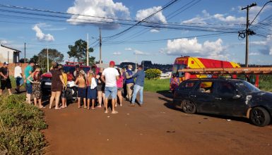 Imagem referente a Motociclista sofre fratura no punho após acidente no Bairro Brasília