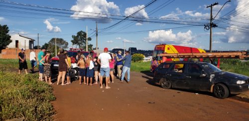 Imagem referente a Motociclista sofre fratura no punho após acidente no Bairro Brasília