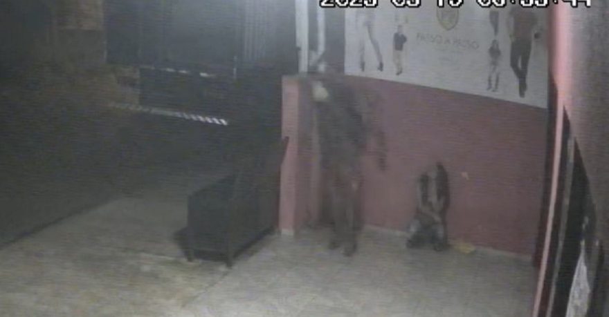 Câmera registra furto de fios no Brasmadeira