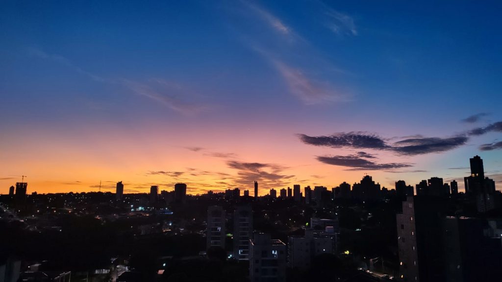 Semana começa com tempo estável e máxima de 24°C em Cascavel
