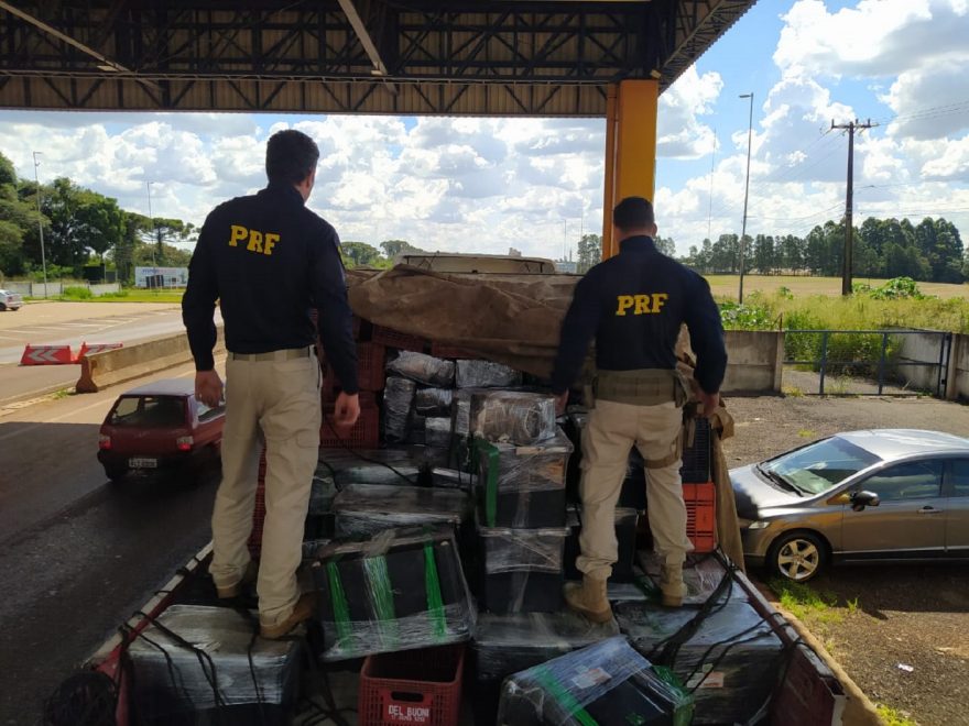 Maior apreensão de maconha do Sul do Brasil em 2023 foi feita em Cascavel pela PRF