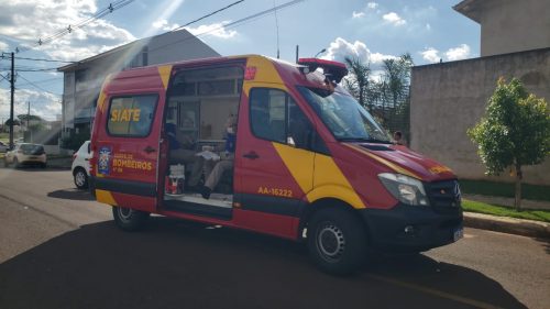 Outra motociclista fica ferida! Desta vez, o acidente foi no Cascavel Velho