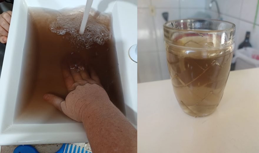 Bem que poderia ser refrigerante, mas é a água da torneira