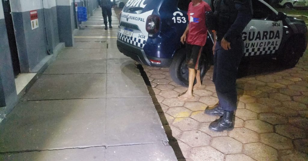 Homem é detido no Sanga Funda durante confusão familiar