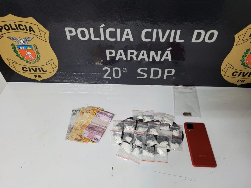 Em Toledo, Polícia Civil prende suspeito com Cocaína no JD. Europa