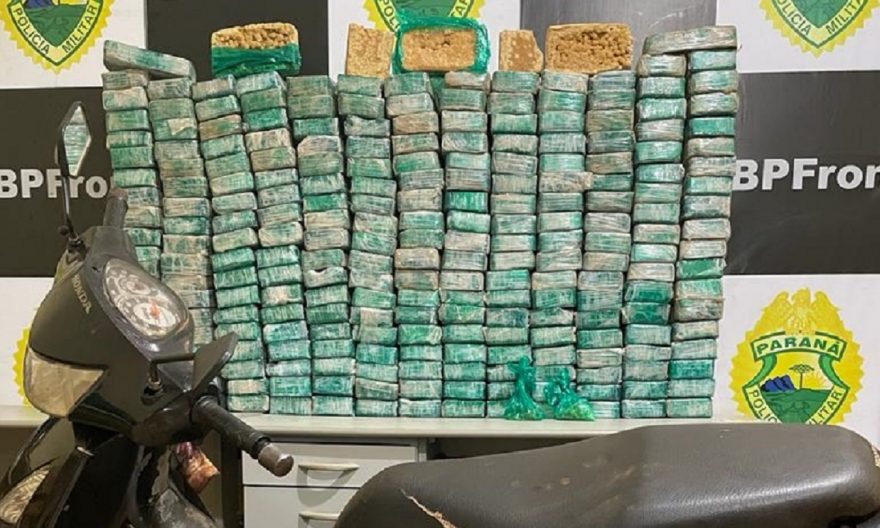 BPFron apreende 256 kg de crack em Guaíra