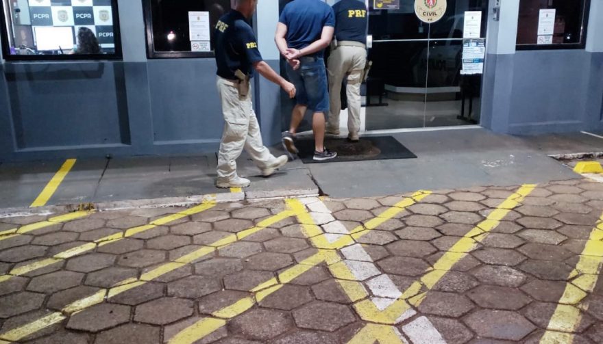 Condutor é detido pela PRF com Hyundai Creta furtado, na BR-277