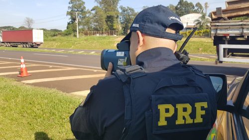 PRF inicia sexta-feira com operação radar na rodovia BR-277