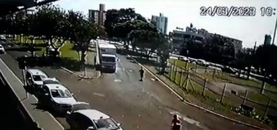 Câmeras registram confusões nesta manhã na Rodoviária