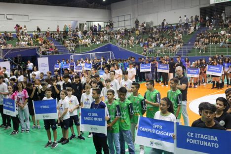 Fase municipal dos Jogos Escolares está oficialmente aberta em Cascavel