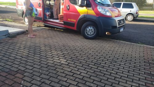 Motociclista fratura osso da perna em acidente no Alto Alegre