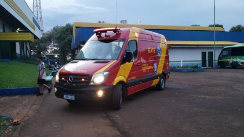 Jogador sofre contusão no crânio em partida de futsal pelos Jogos Escolares do Paraná