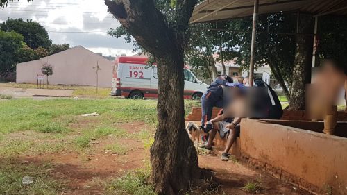 Homem corta a cabeça ao cair na saída de estabelecimento no Esmeralda