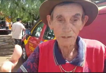 Idoso perde tudo em incêndio a residência no Esmeralda