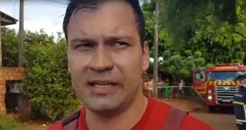Bombeiros falam sobre o perigo de se aproximar de residências em chamas