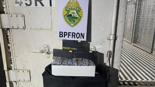 Mercadoria apreendida em Ubiratã é encaminhada à Receita Federal de Cascavel