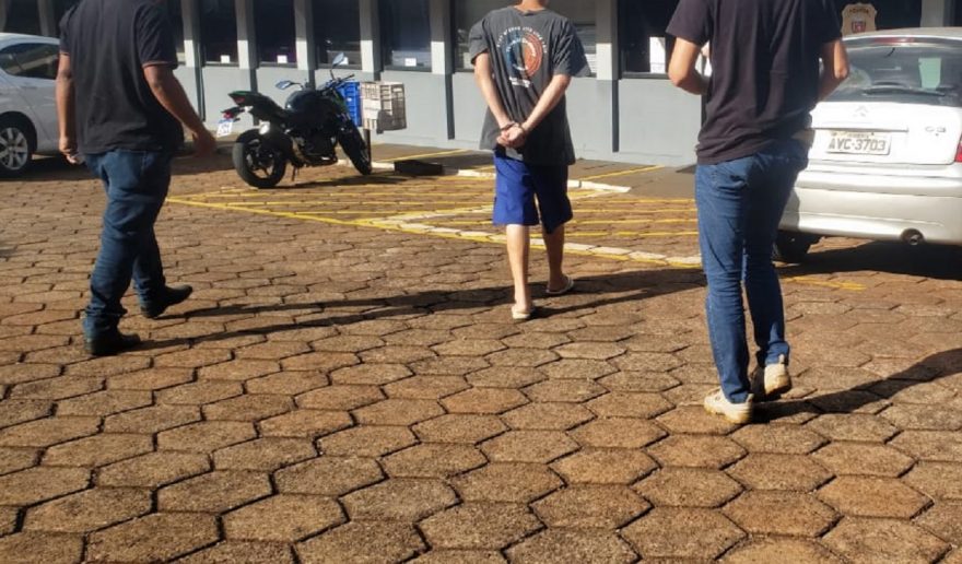 Suspeito de tráfico de drogas é detido pelo GDE