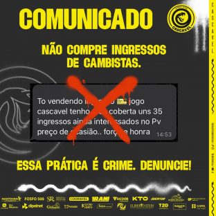 FC Cascavel pede que torcedores não comprem ingressos de cambistas