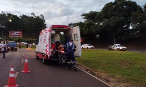 Criança fica ferida ao ser atropelada por carro em Marmeleiro Imagem referente a Criança fica ferida ao ser atropelada por carro em Marmeleiro