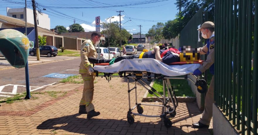 Motociclistas ficam feridos em acidente de trânsito no São Cristóvão