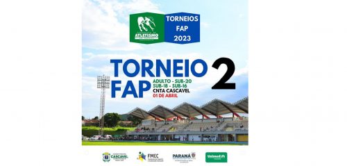 Torneio FAP 2 de Atletismo ocorre neste sábado (1º)