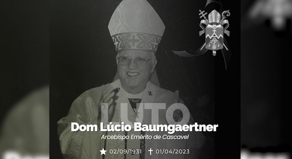 Morre Dom Lúcio Ignácio Baumgaertner, arcebispo emérito de Cascavel