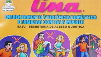 Revista em quadrinhos orienta sobre violência doméstica contra mulher