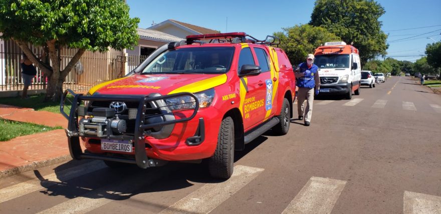 Em estado grave, mulher é socorrida pelo Corpo de Bombeiros e Samu