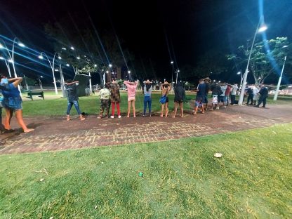 GM realiza grande abordagem na Praça da Bíblia e 4 pessoas em posse de drogas são encaminhadas