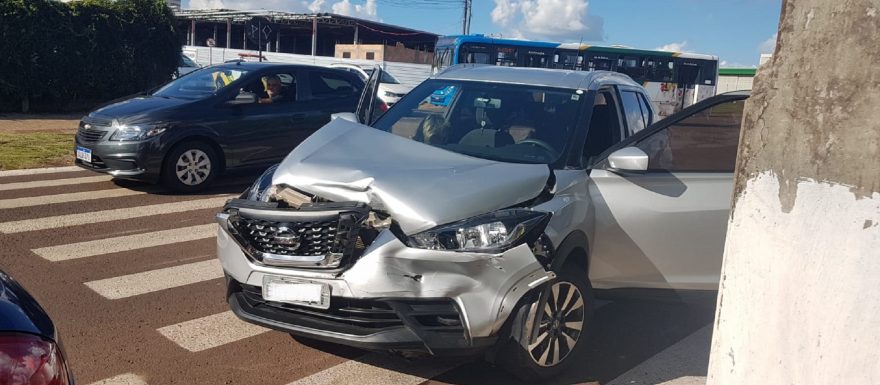 Colisão de trânsito é registrada nas proximidades da Rodoviária