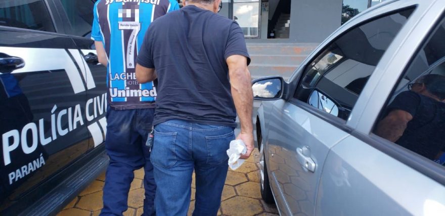 Suspeito de roubo é detido pelo GDE; ação foi flagrada por câmera de segurança