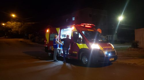 Motociclista fica ferido em acidente no Santa Cruz