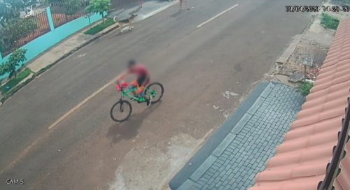 Suspeito de furtar residência é flagrado por câmeras no Jardim Veneza