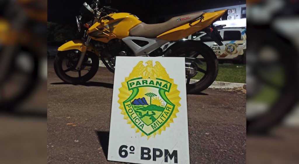 Honda Twister com alerta de roubo é recuperada no Jardim Colmeia