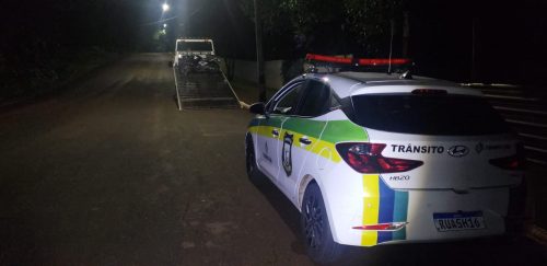 Motocicleta com mais de R$ 35 mil em dívidas é apreendida em blitz no Centro