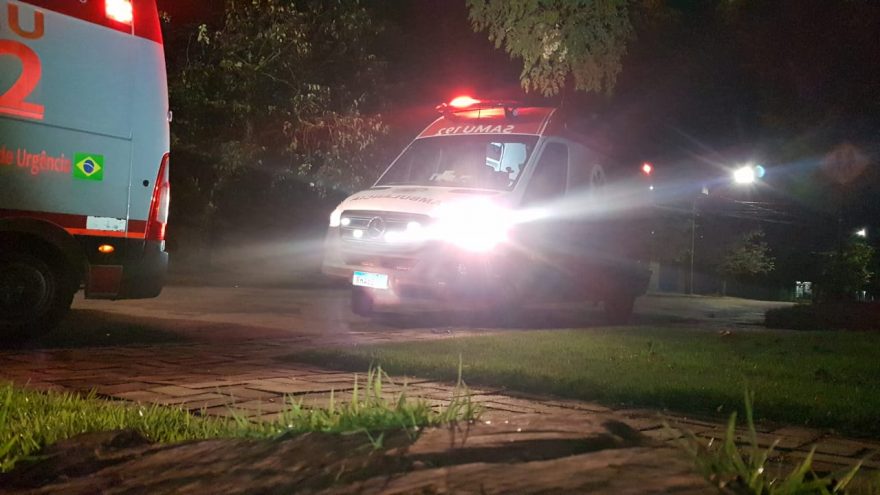 Homem fica ferido após sofrer queda no Maria Luiza