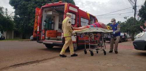 Idosa sofre queda em supermercado e Siate é acionado