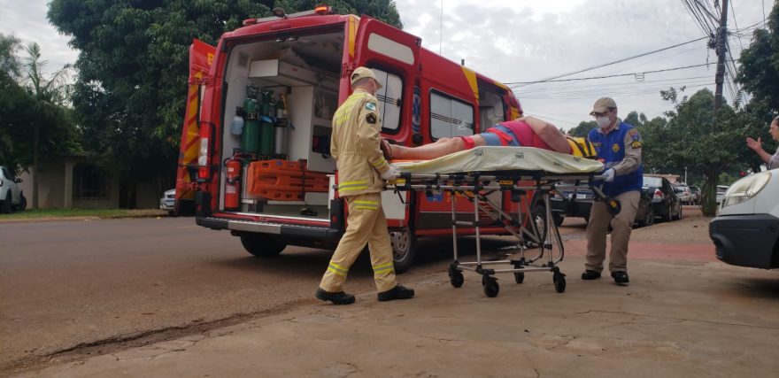 Idosa sofre queda em supermercado e Siate é acionado