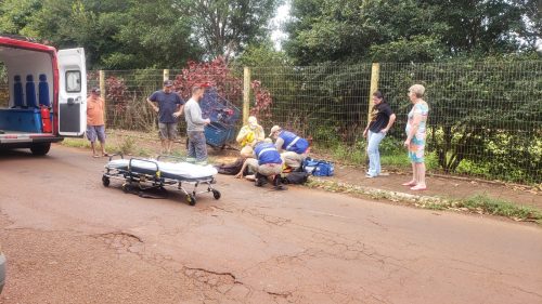 Homem sofre grave contusão no crânio após ser atropelado no bairro Parque Verde