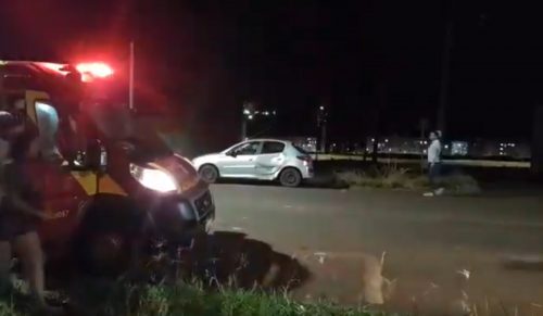 Motociclista fica ferido em acidente na Rua das Perdizes no Floresta