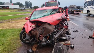 Tragédia! Grave colisão entre dois carros deixa dois mortos na rodovia BR-369