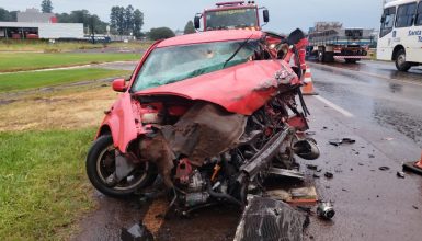 Imagem referente a Tragédia! Grave colisão entre dois carros deixa dois mortos na rodovia BR-369