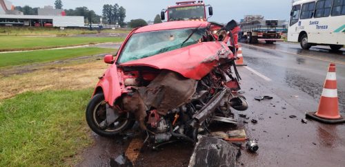 Tragédia! Grave colisão entre dois carros deixa dois mortos na rodovia BR-369