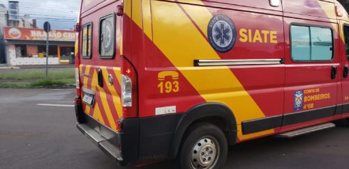 Siate é mobilizado para socorrer vítima de queda em supermercado