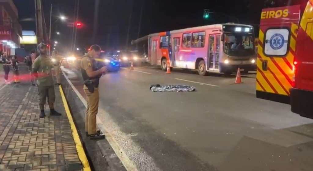 Homem de 34 anos morre atropelado por automóvel em Apucarana