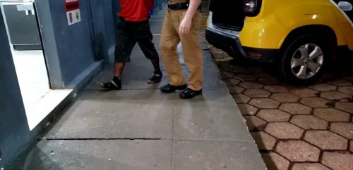 Suspeito de invadir obra no Maria Luiza é perseguido pelo dono e acaba preso