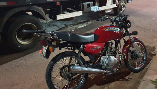Com mais de R$ 22 mil em débitos, moto é apreendida
