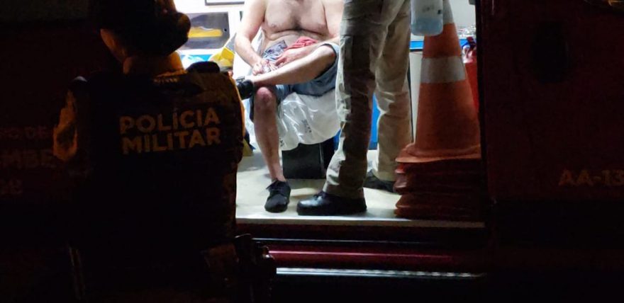 Homem é agredido na madrugada de Páscoa e é socorrido pelo Siate